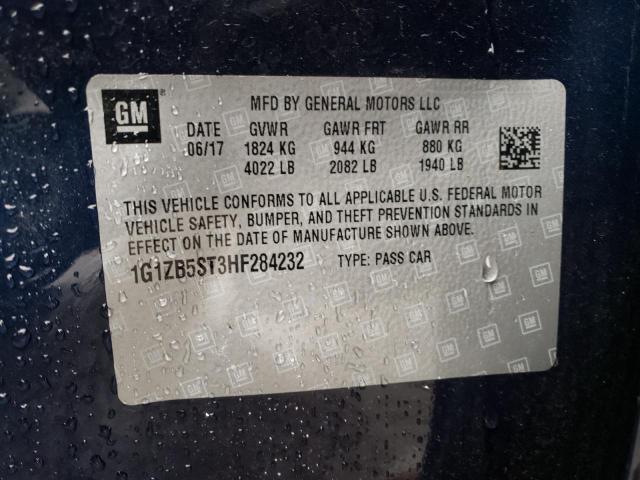 Photo 10 from auction – 2017 CHEVROLET MALIBU LS with VIN 1G1ZB5ST3HF284232