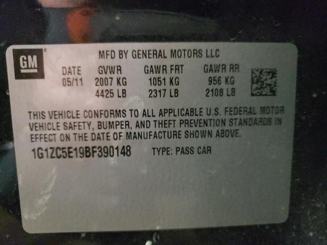 Photo 10 from auction – 2011 CHEVROLET MALIBU 1LT with VIN 1G1ZC5E19BF390148