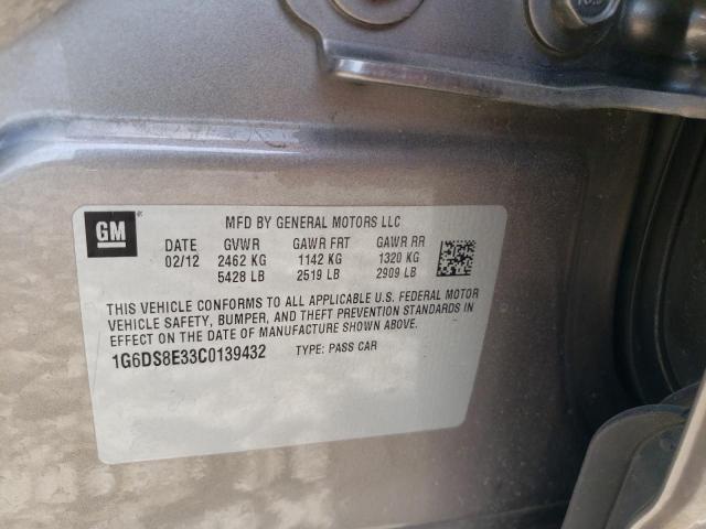 Photo 10 from auction – 2012 CADILLAC CTS PREMIU with VIN 1G6DS8E33C0139432