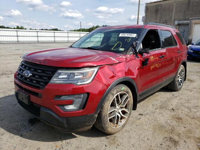 Photo 2 from auction – 2016 FORD EXPLORER S with VIN 1FM5K8GT5GGB50276