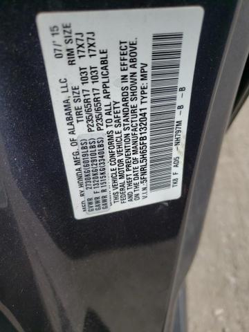 Photo 10 from auction – 2015 HONDA ODYSSEY EX with VIN 5FNRL5H65FB132041
