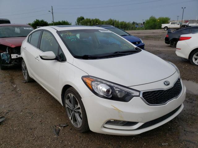 KIA FORTE EX 2014 with VIN KNAFZ4A84E5069079 - Photo from auction