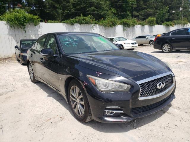 INFINITI Q50 BASE 2014 with VIN JN1BV7APXEM685268 - Photo from auction