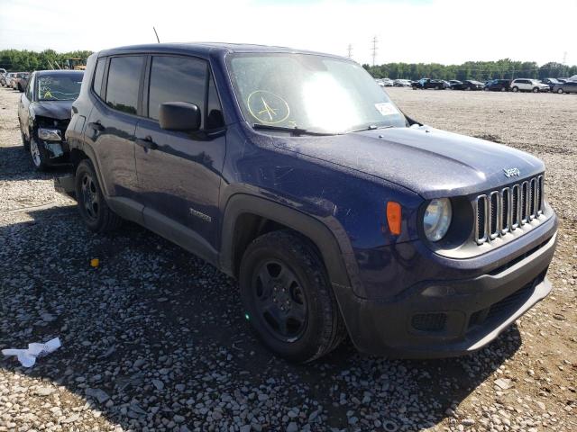 JEEP RENEGADE S 2017 with VIN ZACCJAAB5HPF51613 - Photo from auction