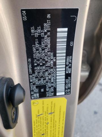 Photo 10 from auction – 2004 TOYOTA HIGHLANDER with VIN JTEEP21A540042413