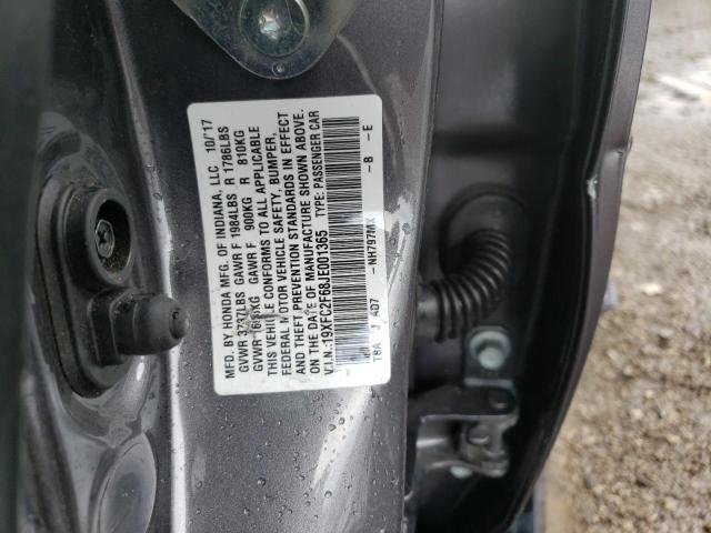 Photo 10 from auction – 2018 HONDA CIVIC LX with VIN 19XFC2F68JE001365