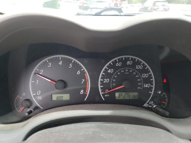 Photo 8 from auction – 2009 TOYOTA COROLLA BA with VIN 1NXBU40E59Z084169