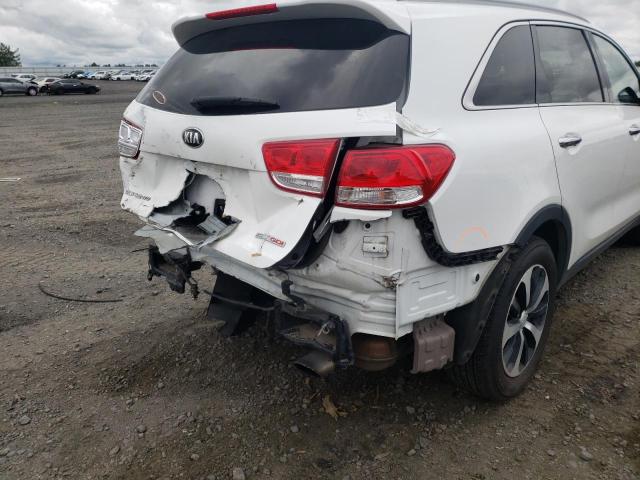 Photo 9 from auction – 2016 KIA SORENTO EX with VIN 5XYPHDA15GG016172