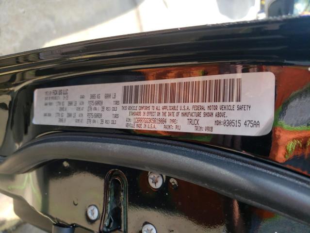 Photo 10 from auction – 2019 RAM 1500 CLASS with VIN 1C6RR7GG3KS619084