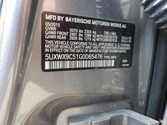 Photo 10 from auction – 2016 BMW X3 XDRIVE2 with VIN 5UXWX9C51G0D65476