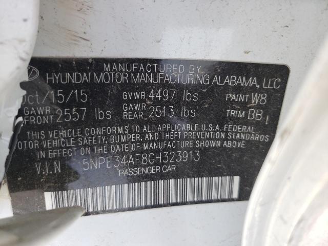 Photo 10 from auction – 2016 HYUNDAI SONATA SPO with VIN 5NPE34AF8GH323913