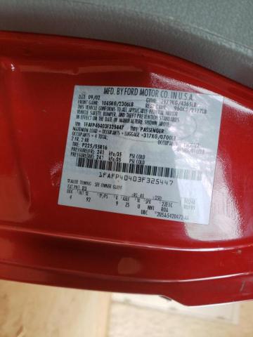 Photo 10 from auction – 2003 FORD MUSTANG with VIN 1FAFP40403F325447