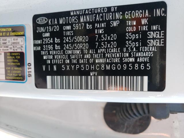 Photo 10 from auction – 2021 KIA TELLURIDE with VIN 5XYP5DHC8MG095865