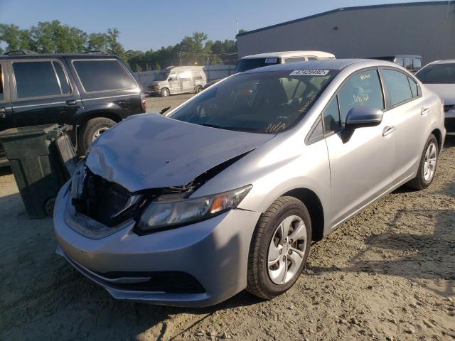 Photo 2 from auction – 2015 HONDA CIVIC LX with VIN 19XFB2F57FE030602