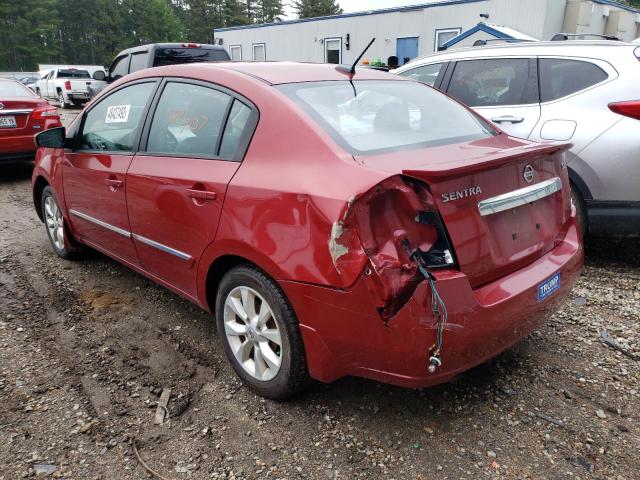 Photo 3 from auction – 2012 NISSAN SENTRA 2.0 with VIN 3N1AB6AP0CL778760