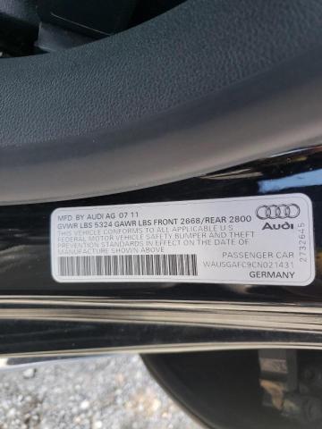 Photo 10 from auction – 2012 AUDI A7 PRESTIG with VIN WAUSGAFC9CN021431