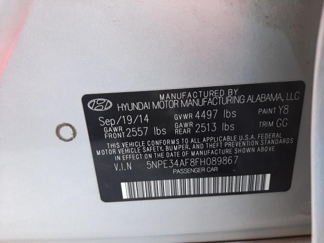 Photo 10 from auction – 2015 HYUNDAI SONATA SPO with VIN 5NPE34AF8FH089867
