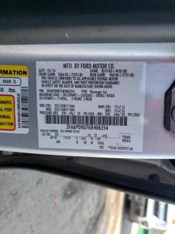 Photo 10 from auction – 2016 FORD FUSION SE with VIN 3FA6P0HD7GR406354
