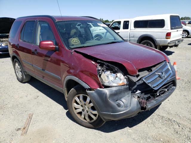 HONDA CR-V EX 2006 with VIN JHLRD68876C022371 - Photo from auction