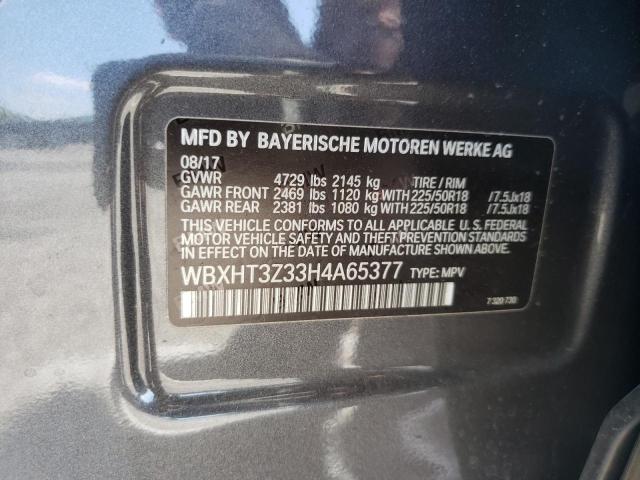 Photo 10 from auction – 2017 BMW X1 XDRIVE2 with VIN WBXHT3Z33H4A65377