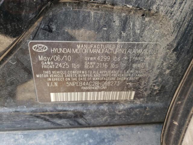Photo 10 from auction – 2011 HYUNDAI SONATA GLS with VIN 5NPEB4AC2BH068273