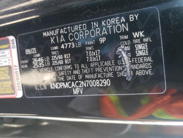 Photo 10 from auction – 2022 KIA SPORTAGE L with VIN KNDPMCAC2N7008290