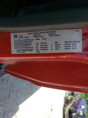 Photo 10 from auction – 2004 CHEVROLET COLORADO with VIN 1GCDT196848219527