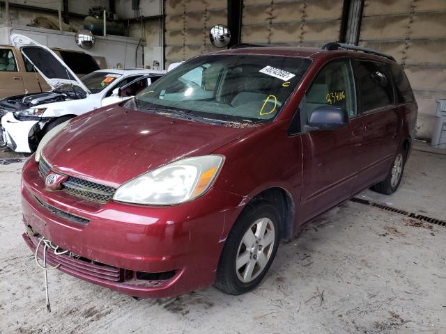 Photo 2 from auction – 2004 TOYOTA SIENNA CE with VIN 5TDZA23C14S212639