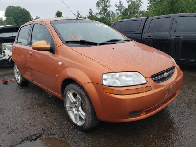 CHEVROLET AVEO BASE 2008 with VIN KL1TD66678B113600 - Photo from auction