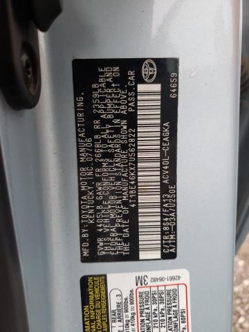 Photo 10 from auction – 2007 TOYOTA CAMRY with VIN 4T1BE46KX7U562822