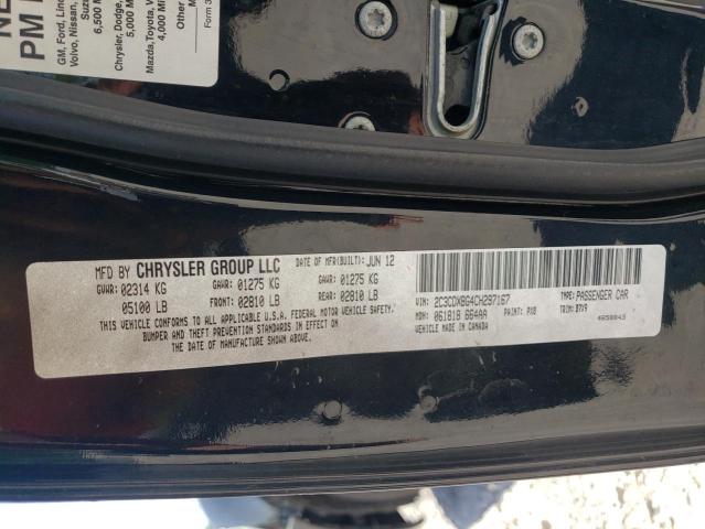 Photo 10 from auction – 2012 DODGE CHARGER SE with VIN 2C3CDXBG4CH297167