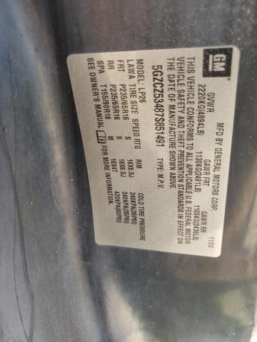 Photo 10 from auction – 2007 SATURN VUE with VIN 5GZCZ53487S851491