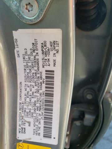 Photo 10 from auction – 2003 LEXUS RX 330 with VIN JTJHF10U930311941