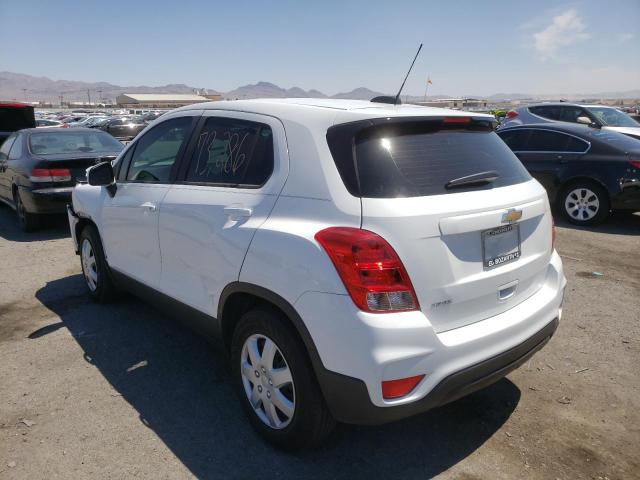 Photo 3 from auction – 2017 CHEVROLET TRAX LS with VIN 3GNCJKSB2HL285326