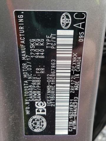 Photo 10 from auction – 2017 TOYOTA COROLLA L with VIN 2T1BURHE1HC867863