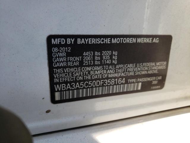 Photo 10 from auction – 2013 BMW 328 I with VIN WBA3A5C50DF358164