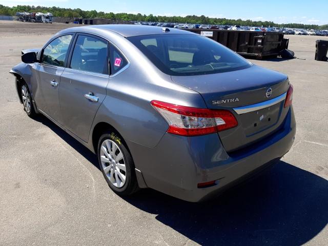 Photo 3 from auction – 2015 NISSAN SENTRA S with VIN 3N1AB7AP8FL670705