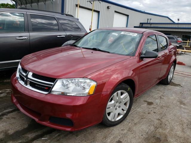 Photo 2 from auction – 2014 DODGE AVENGER SE with VIN 1C3CDZAB4EN218639