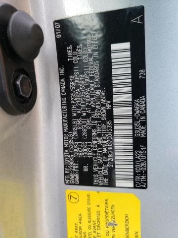 Foto 10 de la subasta – 2007 LEXUS RX 350 con VIN 2T2HK31U37C045395