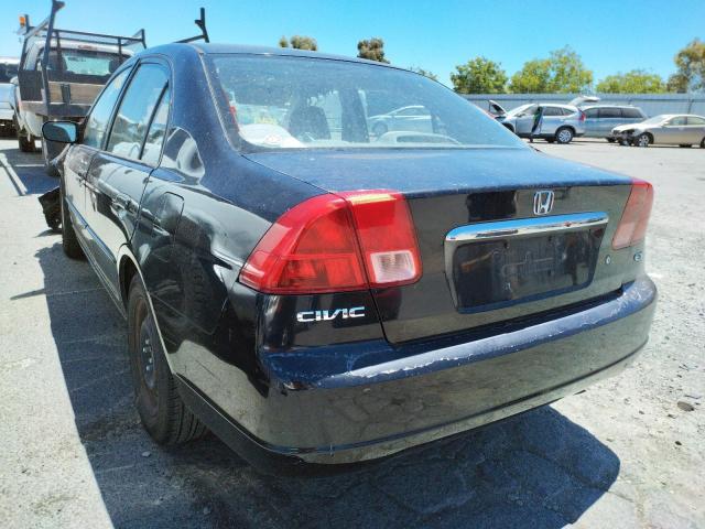 Photo 3 from auction – 2002 HONDA CIVIC EX with VIN 2HGES26732H608207