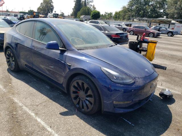 TESLA MODEL Y 2022 with VIN 7SAYGDEF2NF358604 - Photo from auction