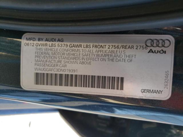 Photo 10 from auction – 2013 AUDI A6 PREMIUM with VIN WAUGGAFC3DN019391