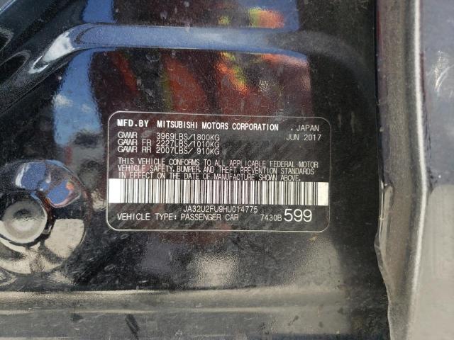 Photo 10 from auction – 2017 MITSUBISHI LANCER ES with VIN JA32U2FU9HU014775