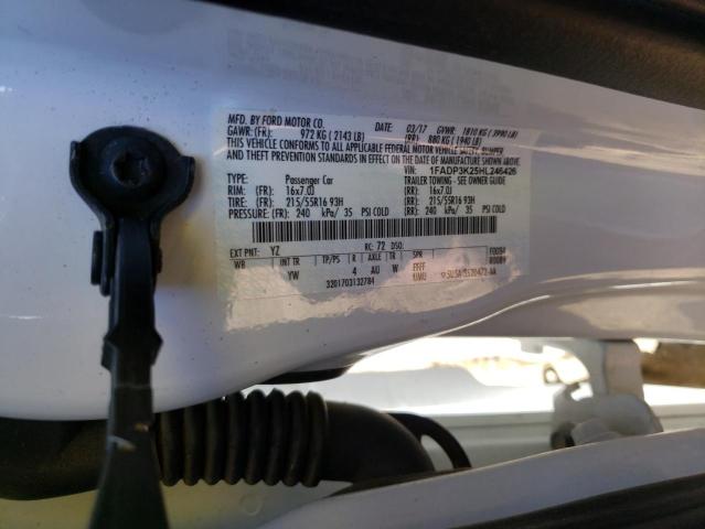 Photo 10 from auction – 2017 FORD FOCUS SE with VIN 1FADP3K25HL246426
