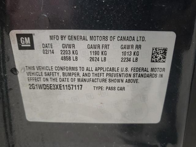 Photo 10 from auction – 2014 CHEVROLET IMPALA LIM with VIN 2G1WD5E3XE1157117