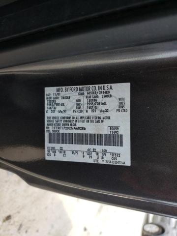 Photo 10 from auction – 2002 FORD F150 with VIN 1FTRF17202NA60286