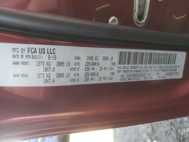 Photo 10 from auction – 2020 JEEP CHEROKEE L with VIN 1C4PJMDX3LD515131