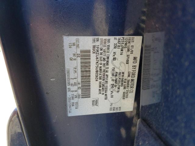 Photo 10 from auction – 2005 FORD EXPLORER S with VIN 1FMZU67K75UB02624