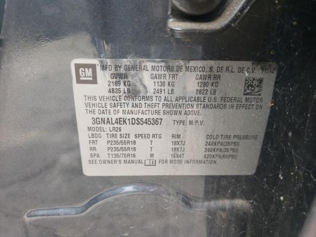 Photo 10 from auction – 2013 CHEVROLET CAPTIVA LT with VIN 3GNAL4EK1DS545367