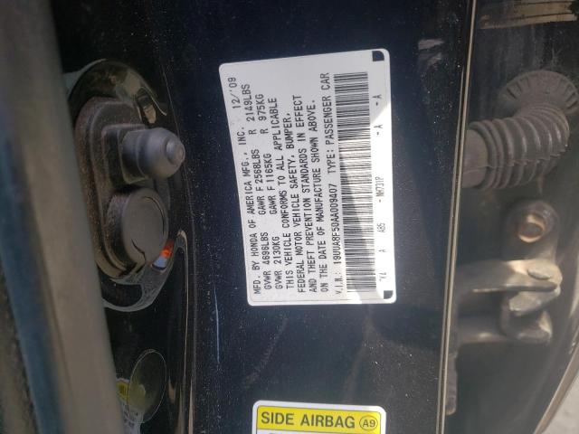 Photo 10 from auction – 2010 ACURA TL with VIN 19UUA8F50AA009407